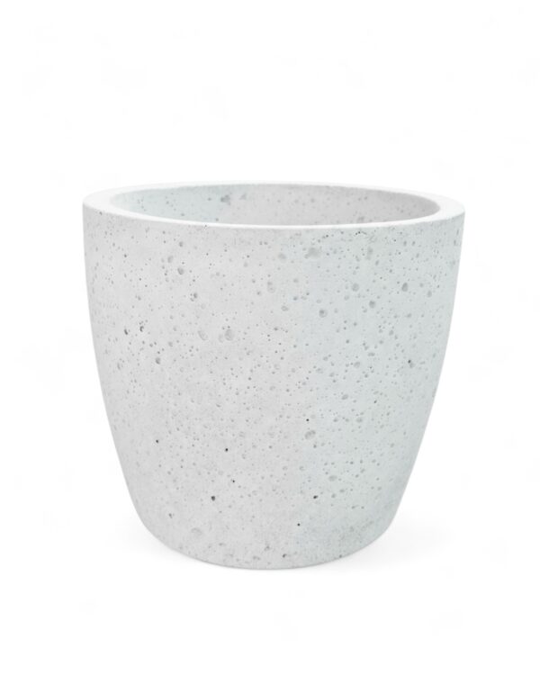 Donica betonowa AURELIA Biała 25x20 ogrodowa