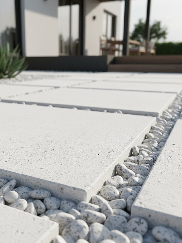 Płyta betonowa chodnikowa MODENA Biała 90x60x4 tarasowa