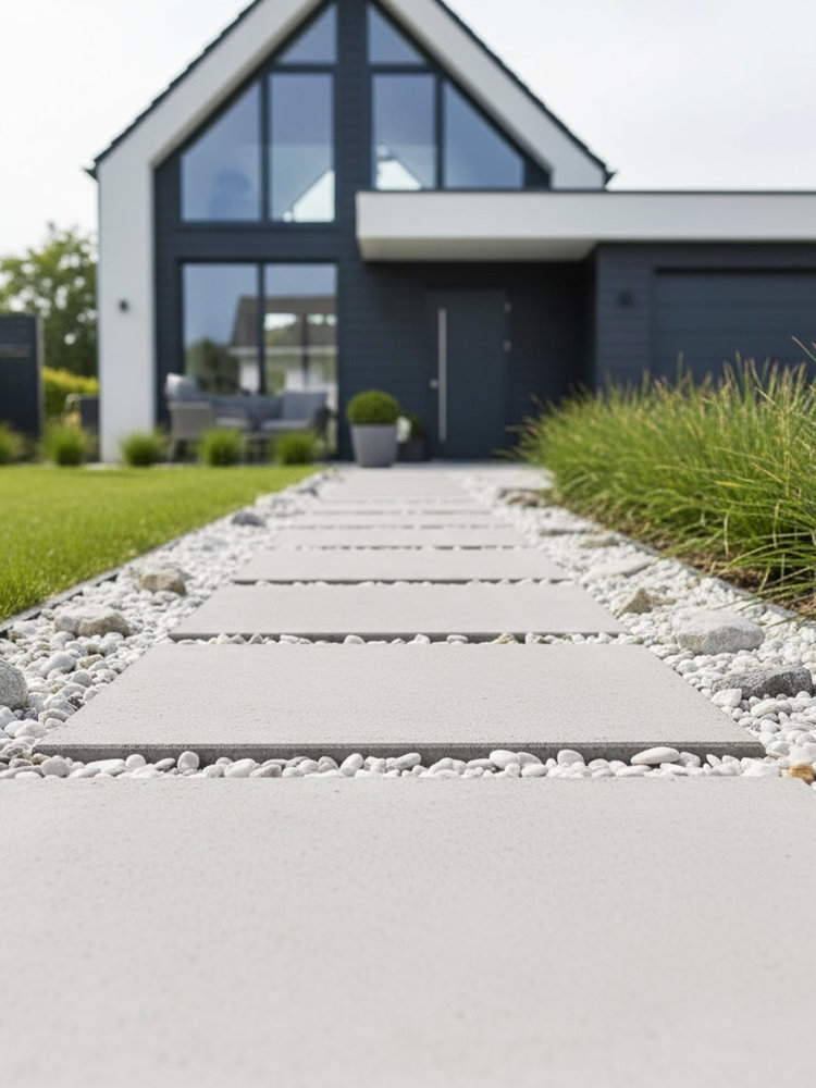 Płyta betonowa chodnikowa MODENA Biała 120x60x4 ogrodowa