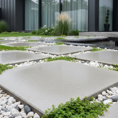 Płyta betonowa chodnikowa MODENA Szara 60x60x4 tarasowa