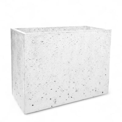 Donica betonowa CALDEA Biała 80x40x60 duża