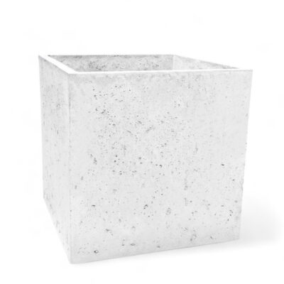 Donica betonowa CALDEA Biała 60x60x60 ogrodowa