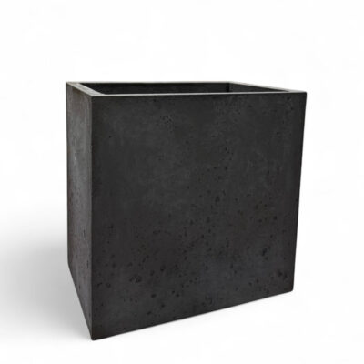Donica betonowa CALDEA Czarna 60x40x60 duża