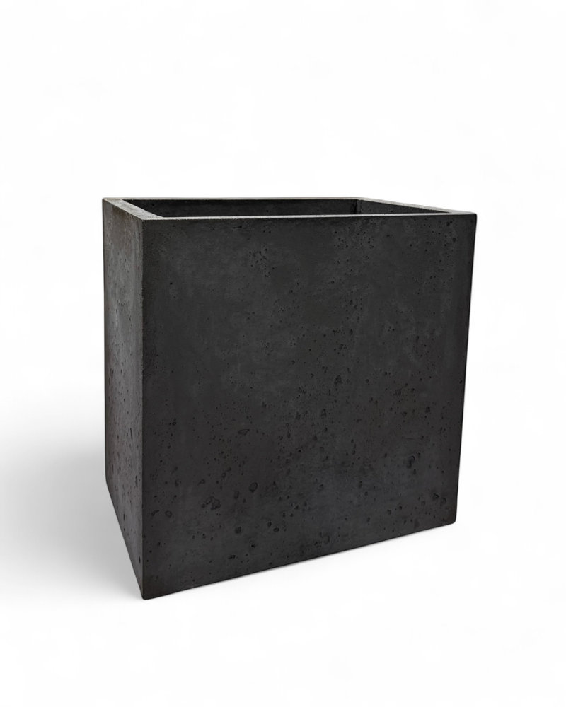Donica betonowa CALDEA Czarna 60x40x60 duża
