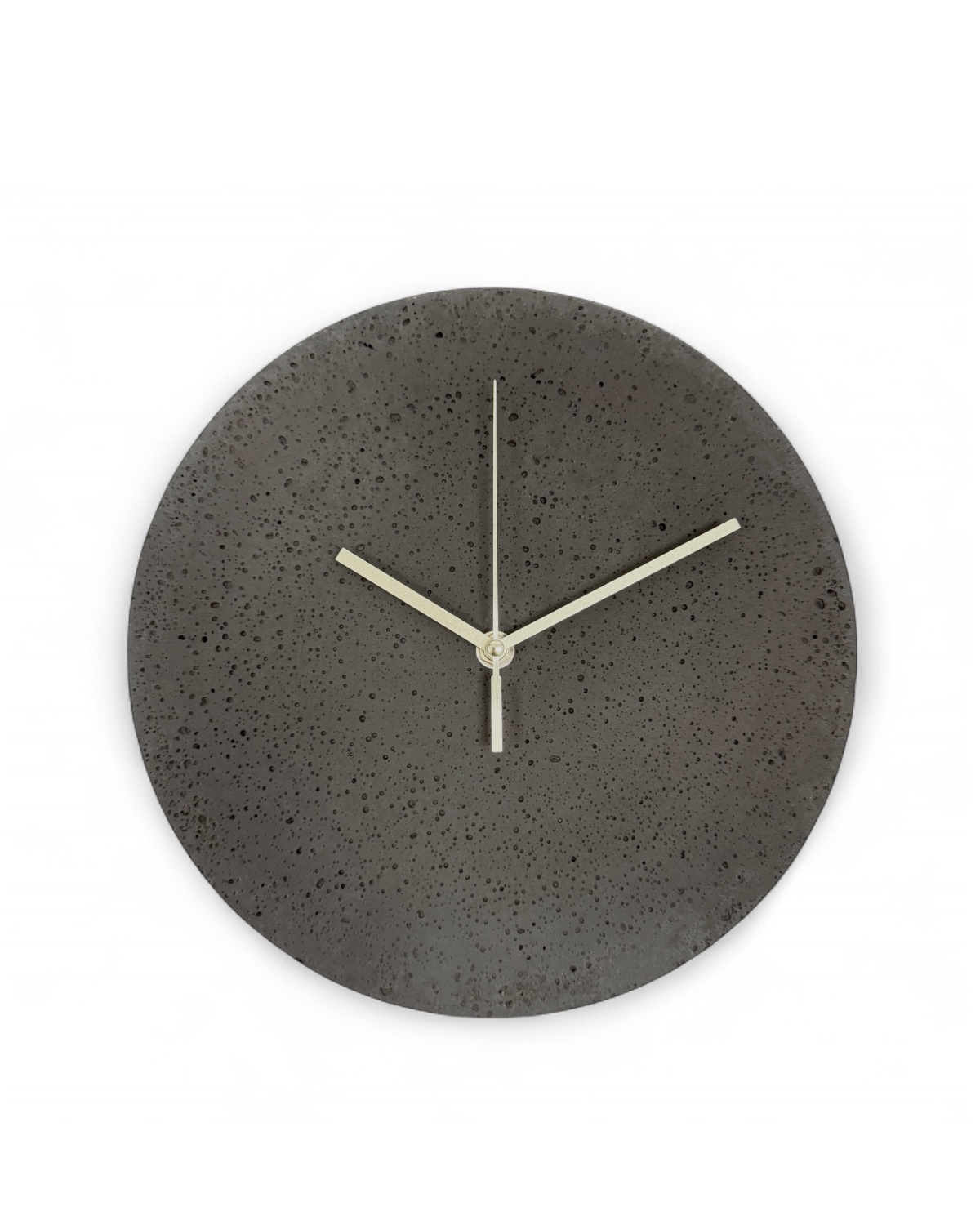 Zegar betonowy Czarny CADENZA 35 cm ścienny