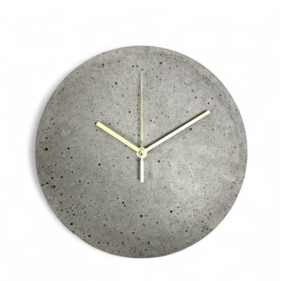 zegar-betonowy-ścienny-szary Zegar betonowy Szary CADENZA 35 cm ścienny