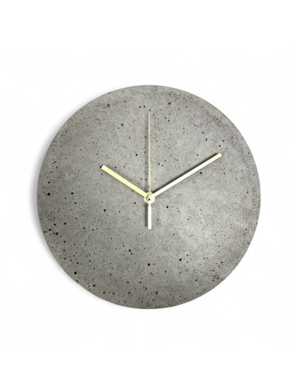 Zegar betonowy Szary CADENZA 35 cm ścienny
