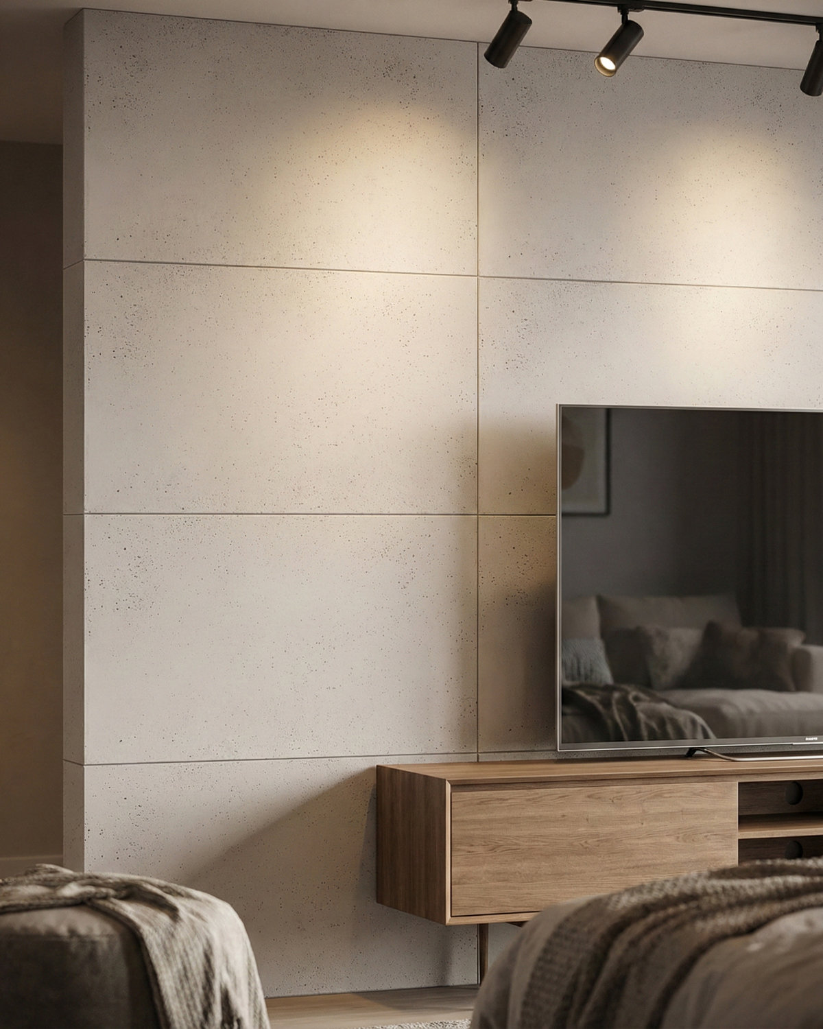 Płyta beton architektoniczny (biel loftowa) 120x60x1,5 cm