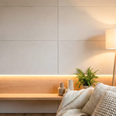 Płyta beton architektoniczny (biel loftowa) 120x60x1,5 cm