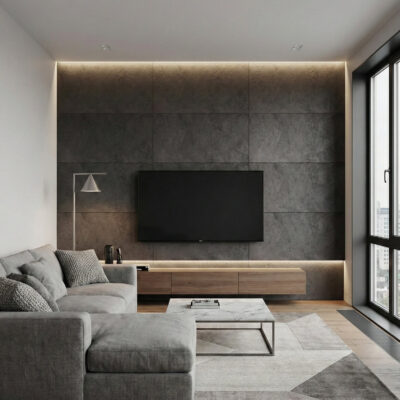 Płyta beton architektoniczny (czerń satynowa) 120×60x1,5 cm