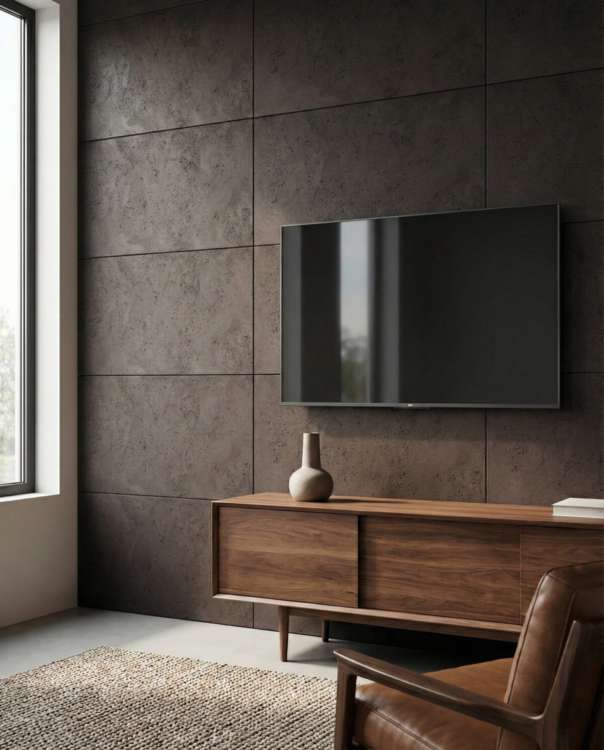 Płyta beton architektoniczny (czerń satynowa) 120×60x1,5 cm