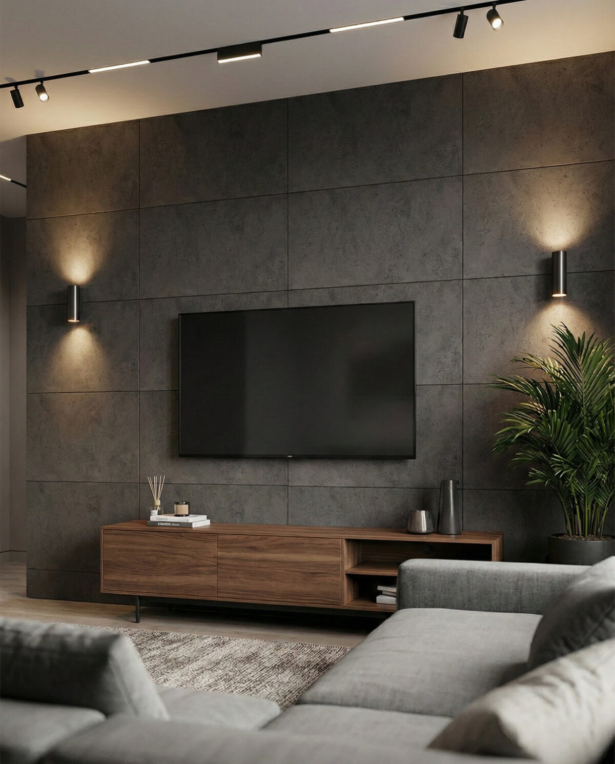 Płyta beton architektoniczny (czerń satynowa) 120×60x1,5 cm