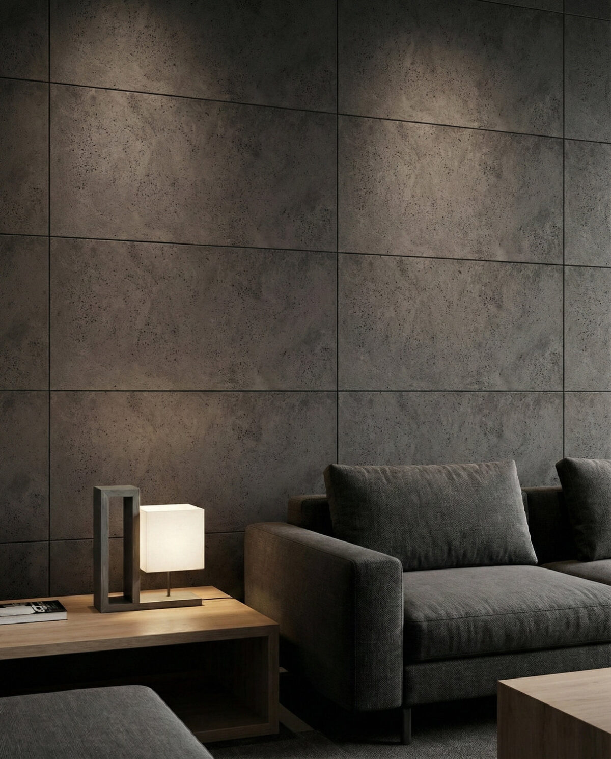 Płyta beton architektoniczny (czerń satynowa) 120×60x1,5 cm