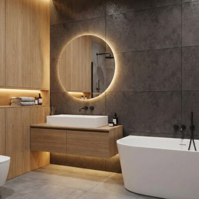 Płyta beton architektoniczny (czerń satynowa) 120×60x1,5 cm