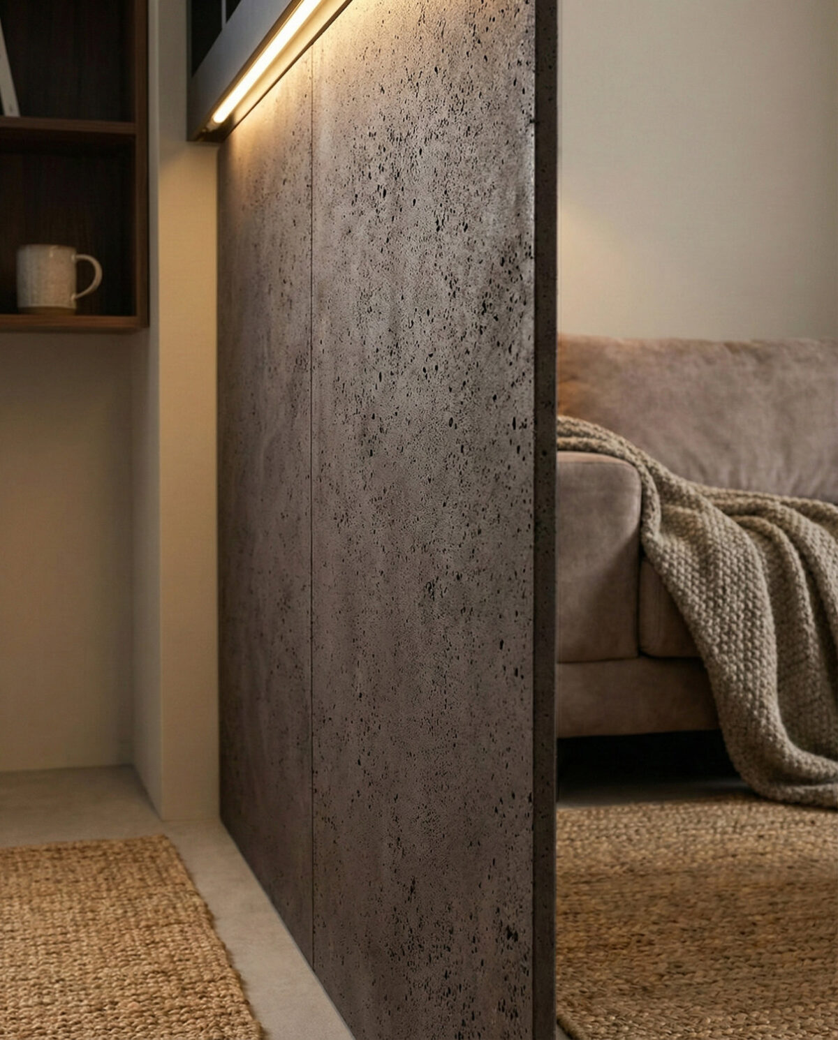 Płyta beton architektoniczny (czerń satynowa) 120×60x1,5 cm