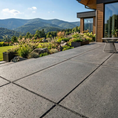 Płyta betonowa chodnikowa MODENA (czerń satynowa) 120x60x4 na taras