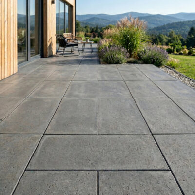 Płyta betonowa chodnikowa MODENA (czerń satynowa) 120x60x4 na taras