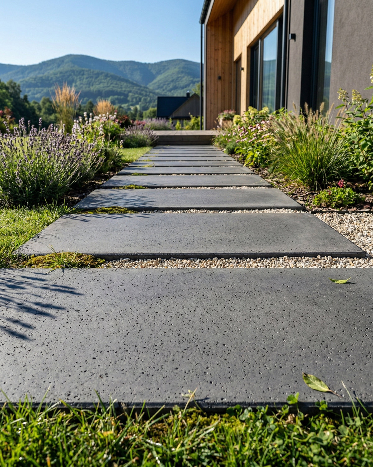 Płyta betonowa chodnikowa MODENA (czerń satynowa) 120x60x4 na taras