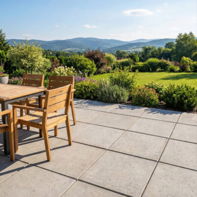 Płyta betonowa chodnikowa MODENA (szarość naturalna) 60x60x4 tarasowa