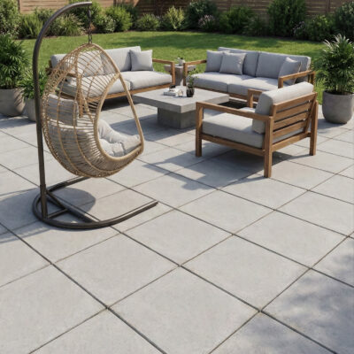 Płyta betonowa chodnikowa MODENA (szarość naturalna) 60x60x4 tarasowa