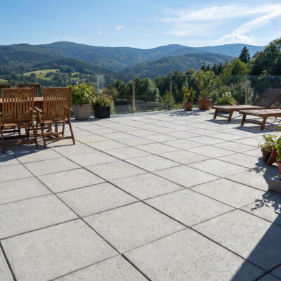 Płyta betonowa chodnikowa MODENA (szarość naturalna) 60x60x4 tarasowa