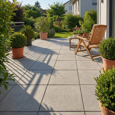 Płyta betonowa chodnikowa MODENA (szarość naturalna) 60x60x4 tarasowa