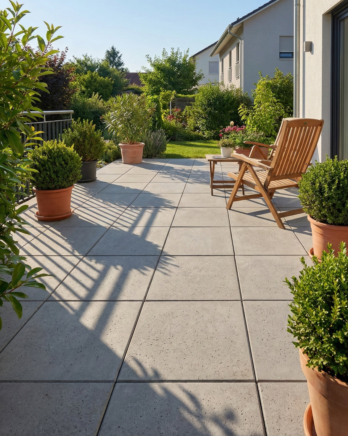 Płyta betonowa chodnikowa MODENA (szarość naturalna) 60x60x4 tarasowa